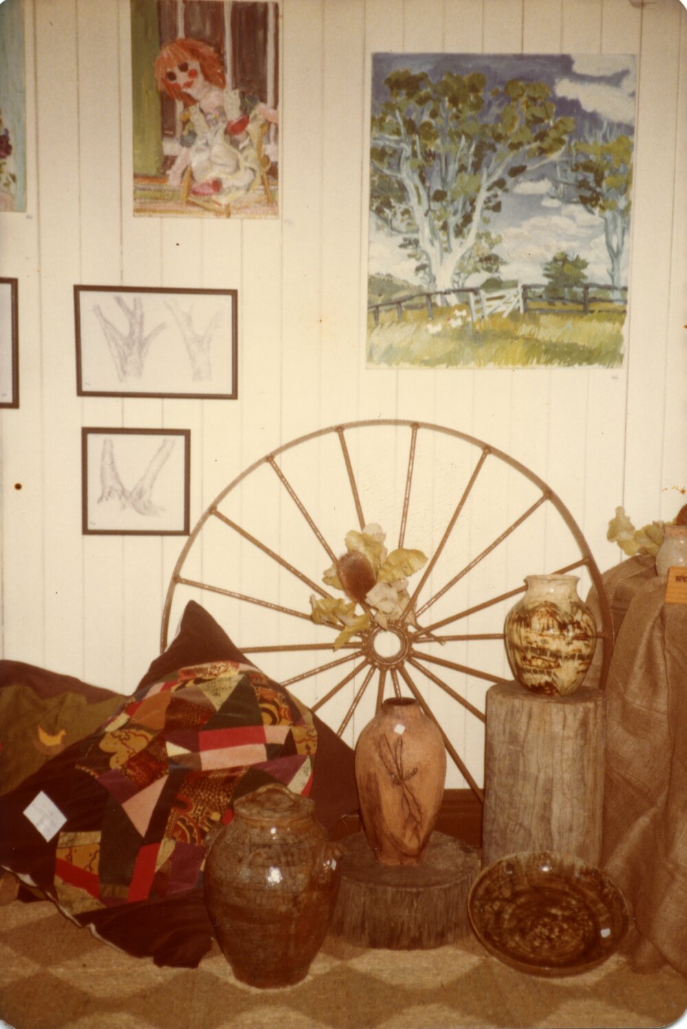 Interior and artwork, Kin Kin Depot, 63 Main Street, Kin Kin, 1980s ...