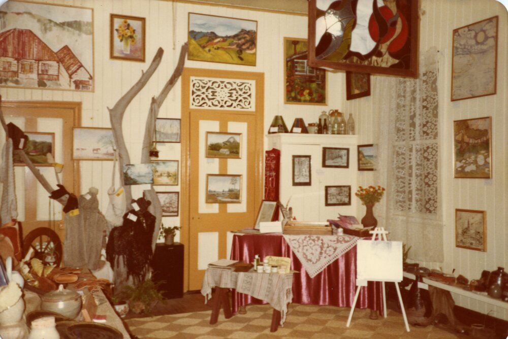 Interior and artwork, Kin Kin Depot, 63 Main Street, Kin Kin, 1980s ...